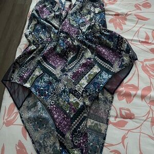 Victoria's Secret Multicolor Patchwork Baby Doll lingerie